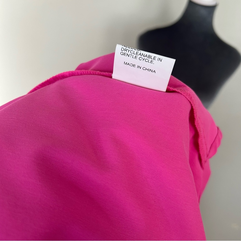 SHEIN Women's Pink Button-Up Shirt - Picture 6 of 6